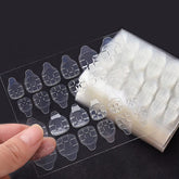 mwellewm double-side nail sticker pack front view for quick, mess-free manicure