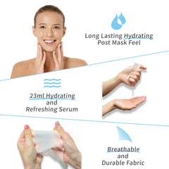 My Beauty Diary Black Pearl Brightening Mask open pack reveals hydrated sheet ready to use
