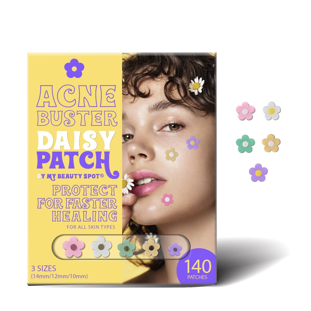 My Beauty Spot pimple patches with daisies offer discreet blemish coverage.