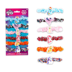 My Little Pony Rainbow Dash scrunchie close-up enhances playful pony-inspired outfits.