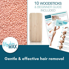 My skin WAX rosin-free hypoallergenic formula reduces irritation