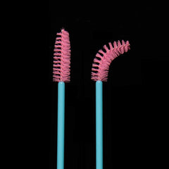 myaokue-up disposable mascara wands soft bristles provide gentle, precise application.