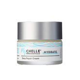 MyCHELLE Deep Repair Cream jar full view highlighting hydration potential.
