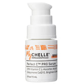 MyChelle Perfect C Pro Serum bottle pump for daily brightening on all skin types.