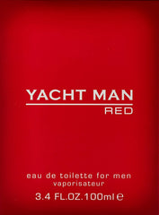 Myrurgia Yacht Man Red bottle-with-hand demonstrates casual daily usage