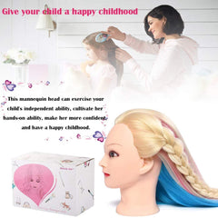 MYSWEETY mannequin head with clamp attachment for sturdy, versatile styling sessions.