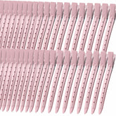 Mythos pink duck-billed clip closeup showing secure grip for all hair types