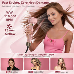 Mythsight StyleVibe left auto-wrap barrel creates natural waves with minimal effort.