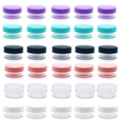 MYYZMY 30pcs clear sample containers set for easy cosmetic organization and quick sampling