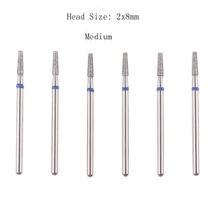 MZCMSL cuticle bits medium grit for precise nail prep with 3/32 shank