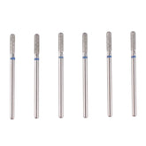 MZCMSL Cylinder Cuticle Drill Bits Set in case keeps tools organized for quick salon prep.