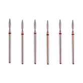 MZCMSL flame cuticle drill set in case for organized, portable manicure tools.