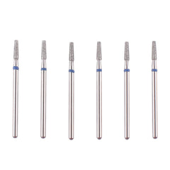 MZCMSL tapered barrel cuticle bit set in case for easy storage and on-the-go use