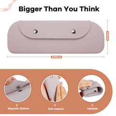 MZLlanyun travel brush holder open and folded shows space saving design