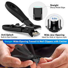 Nadadora angled nail clipper with 25-degree blade for comfortable, precise trimming.