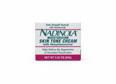 Nadinola moisturizing skin-tone-cream jar shows smooth texture for daily hydration