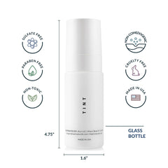 NAELI hyaluronic acid-green tea-blueberry hydration texture with a dewy finish.