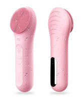 Nagacoola CLIE facial cleansing brush pink with silicone bristles providing gentle cleansing and exfoliation