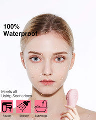 Nagacoola CLIE waterproof brush shown in shower for refreshing cleansing sessions