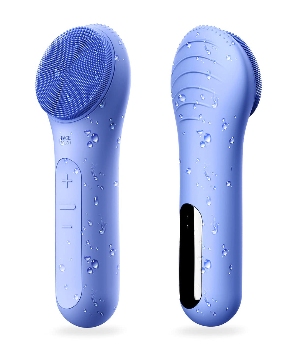 några-coola CLIE brush closeup shows gentle silicone cleansing for all skin types.