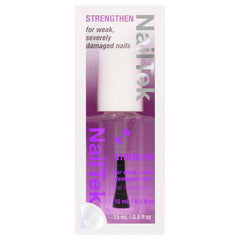 Nail Tek Formula 4 Xtra bottle highlights protein-enriched repair for weak nails.
