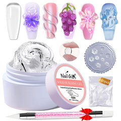 NAIL GIL gel-builder sólido, claridad para extensiones duraderas