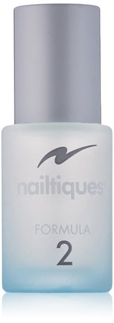 Nailtiques Formula 2 Protein bottle closeup showing stronger nails.