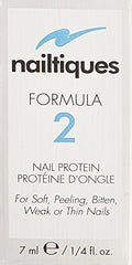 Nailtiques Nail Protein Formula 2 brush for easy daily application