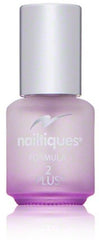 Nailtiques Nail Protein Formula 2 Plus bottle, reinforces nails with a clear protective coat.