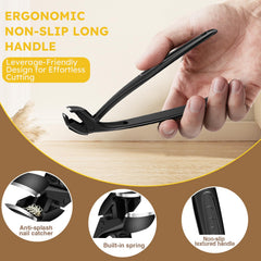 Nailysor precision angled-head design for safer, clearer trimming lines