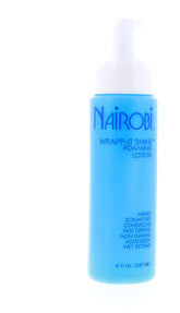 Nairobi Wrapp-It Shine bottle-pour for controlled, mess-free application during protective styles.