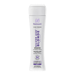 Naissant Silver Ash Blonde Mask bottle shows even toning for cooler blonde shades