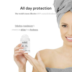 nakd. Thai Crystal Deodorant unscented stone ideal for sensitive skin and fragrance-free use.