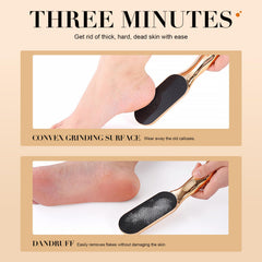 Nano Glass Foot File close-up on its glass surface for effective callus removal
