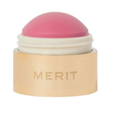 NAPH M Flush Balm Cream Blush swatch on cheeks for natural radiance