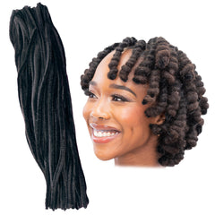 Nappstar pipe cleaners pack showing 100 pieces for versatile loc styling and curling.