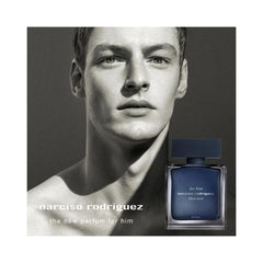 Narciso Rodriguez Bleu Noir cap—premium finish for easy, elegant application.