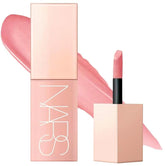 NARS Afterglow Liquid Blush Orgasm bottle shows peachy-pink glow and shimmer