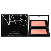 NARS Blush Deep Throat closeup shows soft sheer texture for natural-looking glow