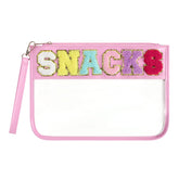 Narsikar bolsa transparente de refrigerios para viaje, fácil verificación en seguridad.