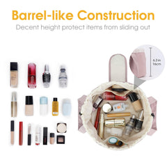 Narwey barrel travel bag inner pocket and mesh pocket for organization