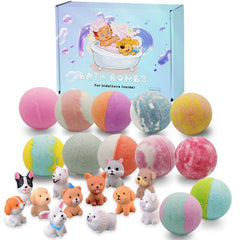 NASKY kids bath bombs surprise toy pack—colorful bath time fun for kids