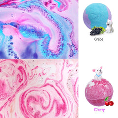 NASKY puppy toy inside bath bomb adds playful surprise