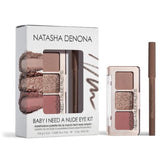 Natasha Denona Baby I Need A Nude Kit palette trio swatches in creamy taupe for versatile looks.