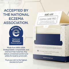 Nat.&Co. Derma Care Pro towels close-up, ultra-absorbent texture for wet or dry use