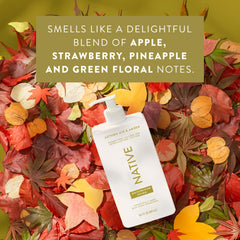 Native Body Lotion Autumn Air & Amber packaging two-pack shot highlights value.