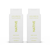 Native Body Wash bottle with pump offering easy dispensing for quick showers