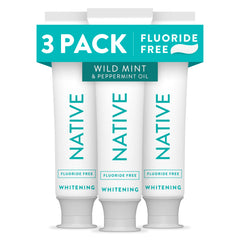 Native front pack view showing three tubes and clear ingredient benefits