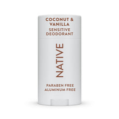 Native Sensitive Deodorant packaging highlights 72-hour odor protection.