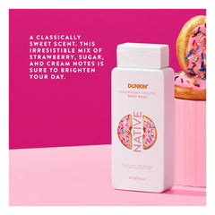 Native Strawberry Frosted lather close-up highlights rich foam and aroma.